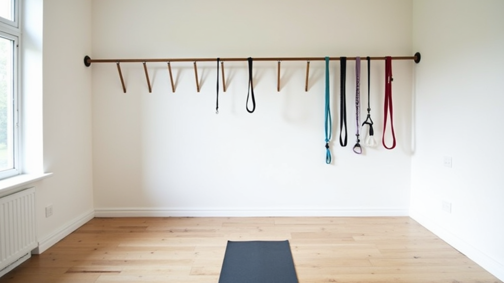 Minimalist home calisthenics gym setup