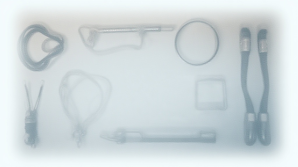 Portable calisthenics equipment on a travel bag on a light surface